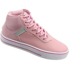 Imagem de Tênis Infantil Dedinho do Pé Cano Médio Rubi Juvenil Menina-Feminino