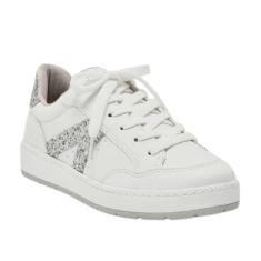 Imagem de Tênis Feminino Via Marte Casual Prata Com Glitter