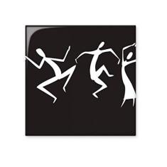 Imagem de Adesivo brilhante de ejo de cerâmica com padrão abstrato do antigo Egito