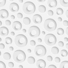 Imagem de Papel De Parede Efeito Gesso 3D Geométrico Círculo 1 18M