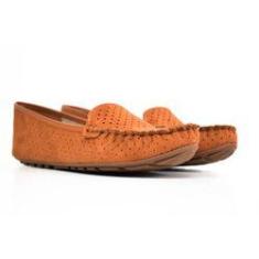 Imagem de Sapato Vizzano Feminino Mocassim camurça camel 1187