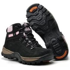 Bota Feminina Tenis Coturno Adulto Infantil Adventure TrilhaCINZA pink 31  no Shoptime