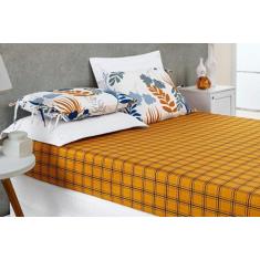 Imagem de Jogo De Lençol Queen Floreal 200 Fios Estampa 3 Peças Leaves - Nathali