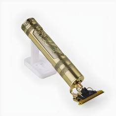 Imagem de Máquina De Cortar Cabelo Barba Dragão Dourada Aparador Profissional -