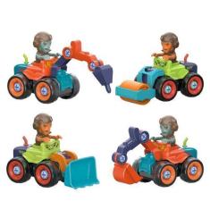 Imagem de Brinquedo Educativo Caminhão Zumbi com Ferramentas Desmonta - OMFkids
