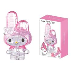 Imagem de Quebra-cabeça 3D HANAYAMA My Melody Crystal Gallery 37 peças