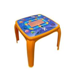 Imagem de Mesa Mesinha Infantil Plástico Educativa Resistente Estudar Lanchar Br