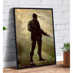 Imagem de Quadro decorativo Poster Metal Gear Solid Snake Jogo Arte