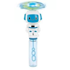 Imagem de Lançador Mania de Bolha Robô DMT6527 Azul - Dm Toys