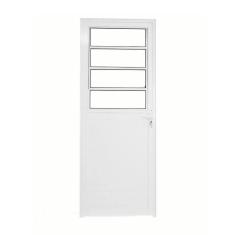 Imagem de Porta Basculante Lambril Alumínio Branco 2.10 X 90 Lado Direito – Hale