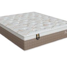 Imagem de Colchão Queen Size Molas Pocket Ensacadas Sensitive 33x158x198cm Branco/Bege