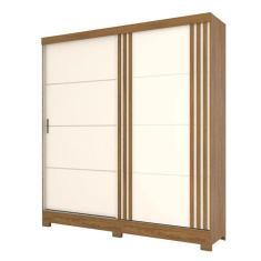 Imagem de Guarda Roupa Solteiro B352 Nature Off White - Briz Móveis