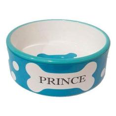 Imagem de Comedouro Para Cães Pet Porcelana Princesa E Príncipe 700ml