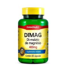 Imagem de DIMAG Dimalato de Magnésio 400mg 60 Cápsulas - Maxinutri