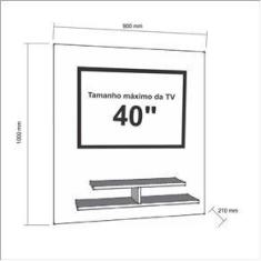 Imagem de Painel JB 5019 Para TV ate 40 Polegadas Prateleira Inferior - Caramelo