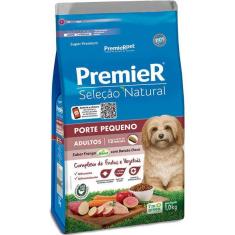 Imagem de Ração Premier Pet Seleção Natural Cães Adultos Raças Pequenas Frango Korin com Batata Doce - 1 Kg