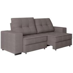 Imagem de Sofá Retrátil Reclinável 4 Lugares Suede Moviment Artesano Linoforte