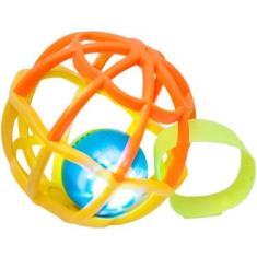 Imagem de Bola Infantil Para Bebê - Baby Ball - Luz E Som - Laranja - Buba - Bub