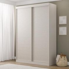 Imagem de Guarda Roupas Samambaia 2 Portas Ripado Cabecasa Madeiramadeira Off White