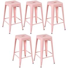 Imagem de KIT - 5 x banquetas altas Iron Tolix - 76 cm -