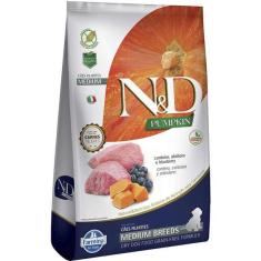 Imagem de Ração Farmina N&D Pumpkin Carnes Nobres Cordeiro para Cães Filhotes de Raças Médias - 10,1 Kg