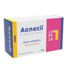 Imagem de Acnezil Sabonete Barra 70g Pele Acneica