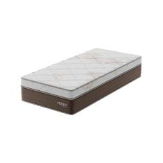 Imagem de Colchão Solteiro Londres Molas Ensacadas (26x88x188) Marrom e Branco