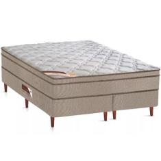 Imagem de Cama Castor Queen Revolution Tecnopedic 158X198x54 + Box Castor