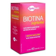 Imagem de Biotina Supreme - 60 Cápsulas -  Qualynutri