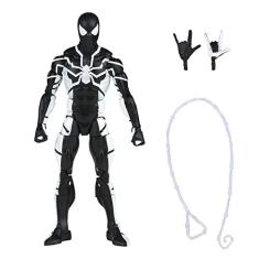 Imagem de Boneco Marvel Legends, Figura 15 cm Homem-Aranha Fundação Futuro (Traje Furtivo) - F3454 - Hasbro, Preto