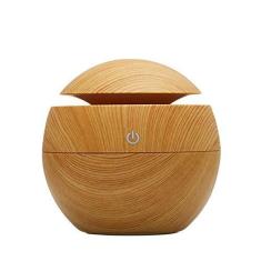 Imagem de KKmoon Difusor redondo de ar para uso doméstico para escritório com luz noturna LED mudo umidificador ultrassônico