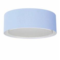 Imagem de Plafon Duplo Cilíndrico Md-3038 80X30Cm Azul Bebê Bivolt