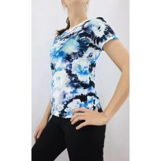 Imagem de Camiseta Feminina Posible Tie Dye Blue