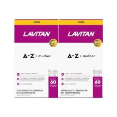 Imagem de Kit 2 LAVITAN Suplemento Vitamínico - A-Z Para Mulher 60 Cáp