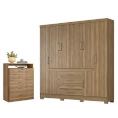 Imagem de Conjunto Quarto Guarda Roupa Comoda Trieste