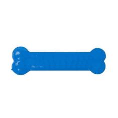 Imagem de Brinquedo Furacão Pet Osso Plaque Ataque Com Cravo Azul Para Cães - Ta
