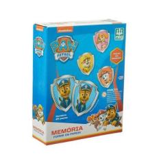 Imagem de Jogo Da Memoria Patrulha Canina 24 Peças Madeira Nig Brinquedos