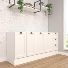 Imagem de Cozinha Modulada Aurora Balcões 206,5cm Conjunto Provençal - Casa Lar