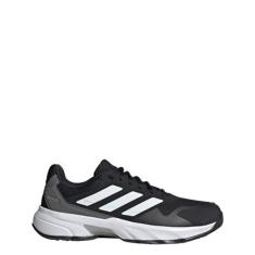 Imagem de adidas Courtjam Control 3 Tênis masculino, Preto/branco/cinza, 42