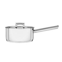 Imagem de Panela Fundo Triplo com Tampa Plana e Cabo Tramontina Inox 20Cm