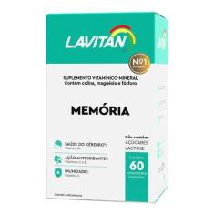Imagem de Suplemento Vitamínico Memória Lavitan 60 Comprimidos - Cimed
