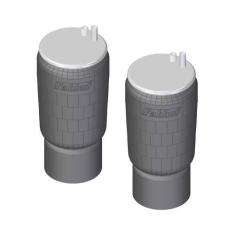 Imagem de Bolsa Pneumática Suspensão Eixo c Sensor/Base MB Actros 2 Un - Fabbof 