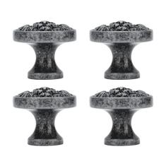 Imagem de GLOGLOW Puxador de porta de armário moderno com desenho animado antigo para armários, gavetas e guarda-roupas, conjunto com 4 puxadores de armário de liga de zinco para decoração de casa (399 cabeça