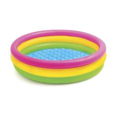 Imagem de Piscina Inflável Infantil Intex Colorida Sunset 131L