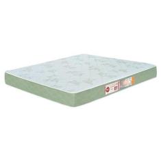 Imagem de Colchão Casal Queen Sleep Max Espuma D33 158X198x18cm Branco/Verde - C