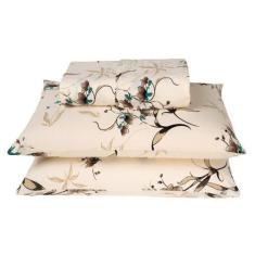 Imagem de Jogo De Lençol Queen 180 Fios Dia A Dia Palha Flor Tabaco Valle Enxova