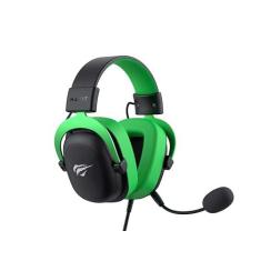 Imagem de Headphone Fone de Ouvido Havit HV-H2002d Green, Gamer, com Microfone, Falante 53mm, Plug 3, 5mm: compatível com XBOX ONE e PS4, Cor Verde