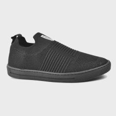 Imagem de Tênis Mississipi Slip On Casual Feminino Preto
