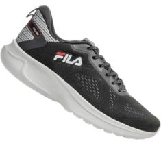 Imagem de Tenis Fila Fulltime Masculino,Preto/Branco/Vermelho,42
