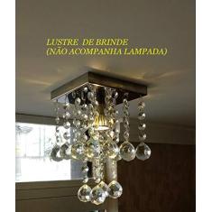 Imagem de LUSTRE DE CRISTAL PARA SALA, COM 80 CM DE ALTURA E LUSTRE COM 20CM DE ALTURA GRÁTIS